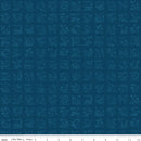 Riley Blake, Sew America, State Birds, Blue