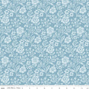 Riley Blake, Sweet Cotton Tales, Trailing Blossoms, Blue