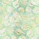 Robert Kaufman, Artisan Batiks, Coastal Shells, Pistachio