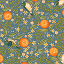 Robert Kaufman, Grove, Birds & Oranges, Slate