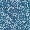 Robert Kaufman, Kasuri Batiks, Tiles, Med Blue