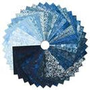 Robert Kaufman, Kasuri Roll Up  40 Pieces