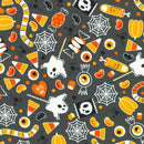 Robert Kaufman, Lights Out, Tossed Candy, Multi/Gray