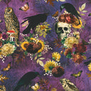 Robert Kaufman, Ravenwood, Ravens & Skulls, Purple