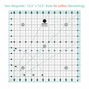 Sew Tites Sew Magnetic 12.5"x12.5" Ruler Left-Handed ST-CS-1212RL