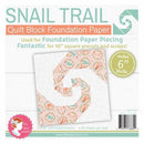 Snail Trail Foundation Paper 6"