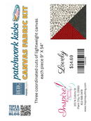 Sneaker Fabric Kit 7oz Canvas - Lovely Colorway