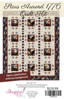 Stars Around 1776 Quilt Kit, 62" X 77" Throw