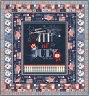 Stripes and Stars Panel Quilt Kit 73" X 79"