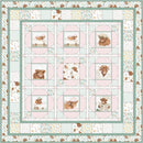 Studio e, Beth Reed, Bathing Bonnies Quilt Kit 69" X 69"
