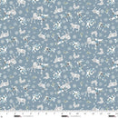Studio e, Designworks, Floral Farmyard, Denim Blue