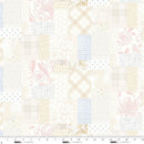 Studio e Fabrics, Pieces of America, Cream Patchwork