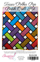 Tessa Quilt Kit in Polka Pop Batiks