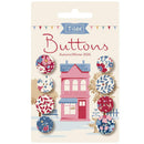 Tilda Village Life Buttons- Winter