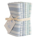 Tilda Woven Tea Towel 6pc FQ Bundle Blue Teal