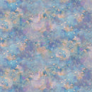 Timeless Treasures, Dragonfly Mist, Watercolor Texture, Blue