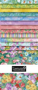 Timeless Treasures, Impressions 10in Sq Pack, 42 pieces