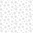 Timeless Treasures, White on White, Snowflakes
