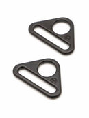 Triangle RIng Flat 1 in Black Metal