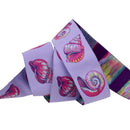 Tula Pink, Renaissance Ribbon, 1 1/2" (38mm) Wide. Lil Shelly, Marine