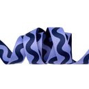 Tula Pink, Renaissance Ribbon, 1 " (25mm) Wide, Lil Squiggle, Marine Blue