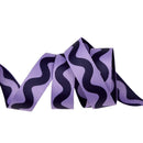 Tula Pink, Renaissance Ribbon, 1 " (25mm) Wide, Lil Squiggle, Ultraviolet Purple