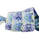 Tula Pink, Renaissance Ribbon, 1 7/8" (48mm) Wide, Octogarden, Marine