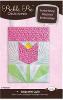 Tulip Mini Quilt Machine Embroidery Design