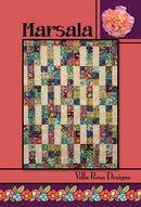 Villa Rosa, Marsala Quilt Pattern