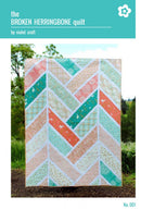 Violet Craft, Broken Herringbone Quilt Pattern