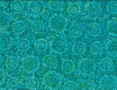 Wilmington Batiks, Turquoise Splash Flowers