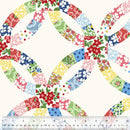 Windham Fabrics, Merry Go Round, Double Wedding Ring, 108" Wide