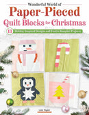 Wonderful World of Paper-Pieced Quilt Blocks for Christmas-Book
