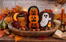 Wool Bowl Fillers Hand Work Kit -  Boo, Hoot and Pumpkins Too