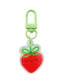 Zipper Glitter Charm, Strawberry