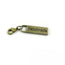 Zipper Pull "handmade" Ant. Brass