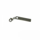 Zipper Pull 'handmade" Gunmetal